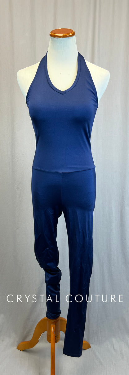 *Brand New* Navy Halter Neck Unitard