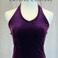 *Brand New* Purple Velvet Halter Neck Unitard