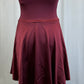 *Brand New* Burgundy Red and Magenta Transition Biketard-Dress