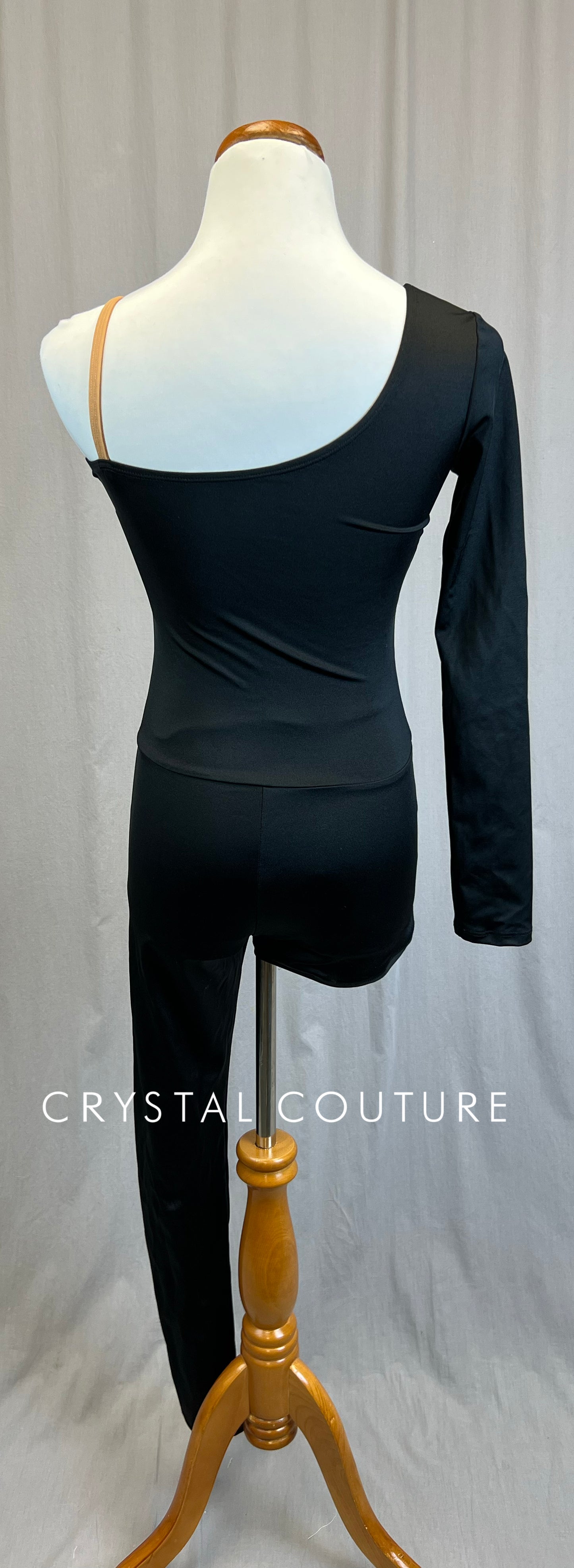 *Brand New* Black Asymmetrical Unitard