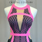 *Brand New* Black and Pink Geometric Skater Dress