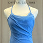 *Brand New* Periwinkle Blue Mesh Slip Dress-Rhinestones