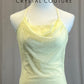 *Brand New* Ivory/Cream Mesh Slip Dress-Rhinestones