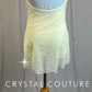 *Brand New* Ivory/Cream Mesh Slip Dress-Rhinestones