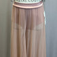 *Brand New* Dusty Rose Mesh Gaucho Pants