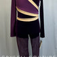*Brand New* Plum/Purple Long Sleeve Geometric Unitard