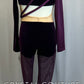 *Brand New* Plum/Purple Long Sleeve Geometric Unitard