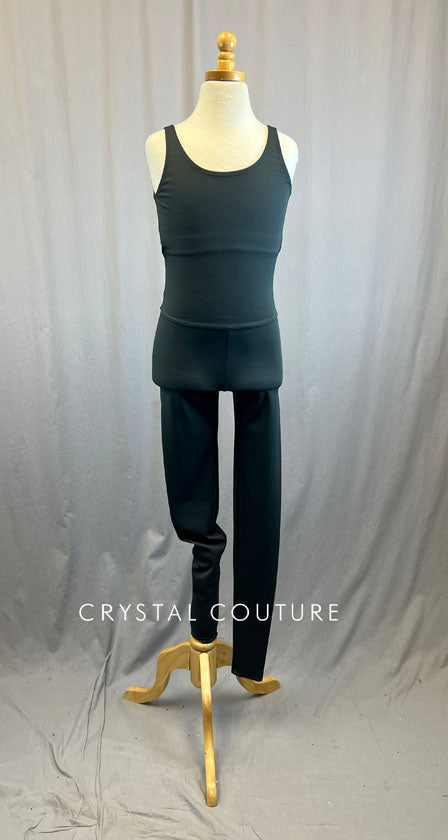 Dark Grey Lycra Unitard