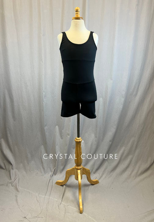 *Brand New* Black Lycra Biketard