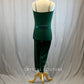 *Brand New* Forest Green Unitard and Mesh High Neck