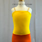 *Brand New* Yellow and Orange Color block Unitard