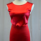 *Brand New* Red Satin and Lycra Unitard