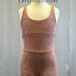 *Brand New* Blush Pink Ribbed Lycra Unitard