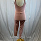 *Brand New* Blush Pink Ribbed Lycra Unitard