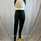 *Brand New* Black Pleather Cheetah Unitard with Cutouts