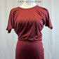 *Brand New* Maroon Blousy T-Shirt Unitard with Jogger Pants