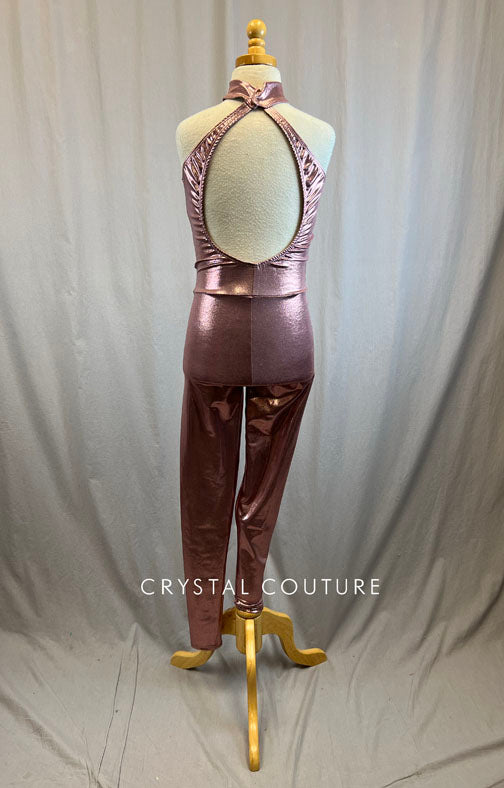 *Brand New* Light Pink Metallic Unitard