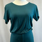 *Brand New* Teal Blousy T-Shirt Unitard with Jogger Pants