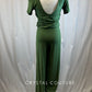 *Brand New* Olive Green Blousy T-Shirt Unitard with Jogger Pants