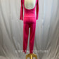 *Brand New* Hot Pink Lycra and Mesh Unitard