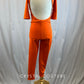 *Brand New* Orange Lycra Unitard