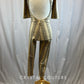 *Brand New* Tan Snakeskin Lycra Unitard