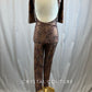 *Brand New* Mauve Cheetah Lycra Unitard