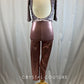 *Brand New* Lavender Velvet and Metallic Unitard