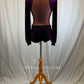 *Brand New* Plum Velvet Leotard with Mesh Inserts