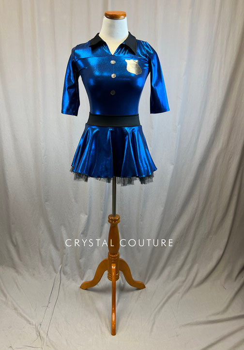 *Brand New* Royal Blue Metallic Olive Inspired Costume