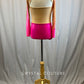 *Brand New* Hot Pink and Orange Pleather and Metallic Leotard with Mesh Inserts