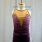 *Brand New* Rose and maroon ombre ruched leotard