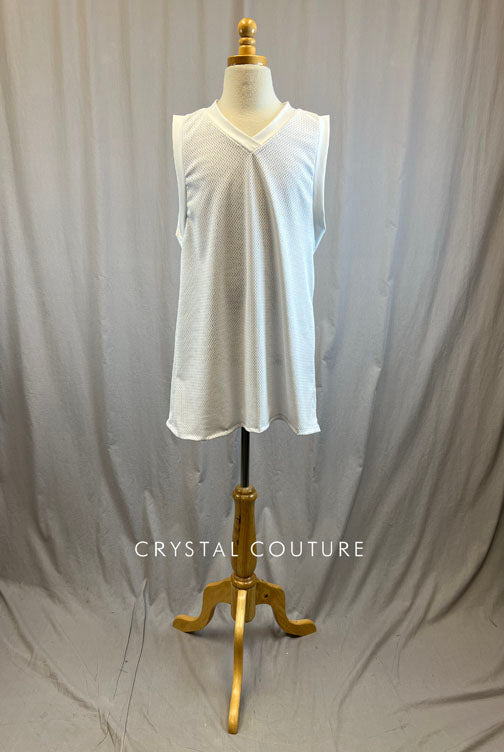 *Brand New* White V Neck Jersey