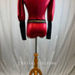 *Brand New* Red and black puff long sleeve leotard