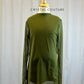 *Brand New* Olive green mesh overlay long sleeve dress