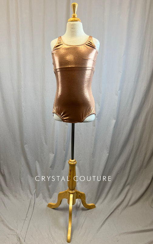*Brand New* Copper metallic leotard