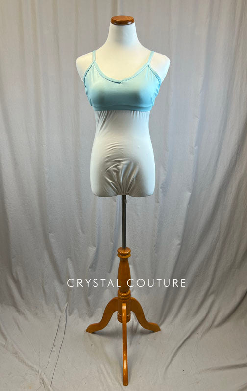 *Brand New* Ice blue V Neck bra top