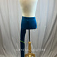 *Brand New* Dark teal one leg bottom with neon green accent