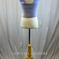 *Brand New* Violet velvet corset top with mesh straps