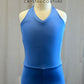 *Brand New* Periwinkle Blue Halter Biketard