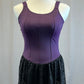 *Brand New* Purple Leotard with Black Lace Long Skirt