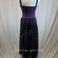 *Brand New* Purple Leotard with Black Lace Long Skirt