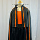 Black, white, neon orange hip hop set