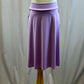 *Brand New* Lavender Lycra Mid Length Skirt