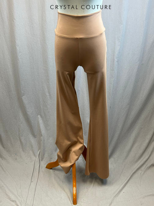 *Brand New* Tan High Waisted Flare Pants