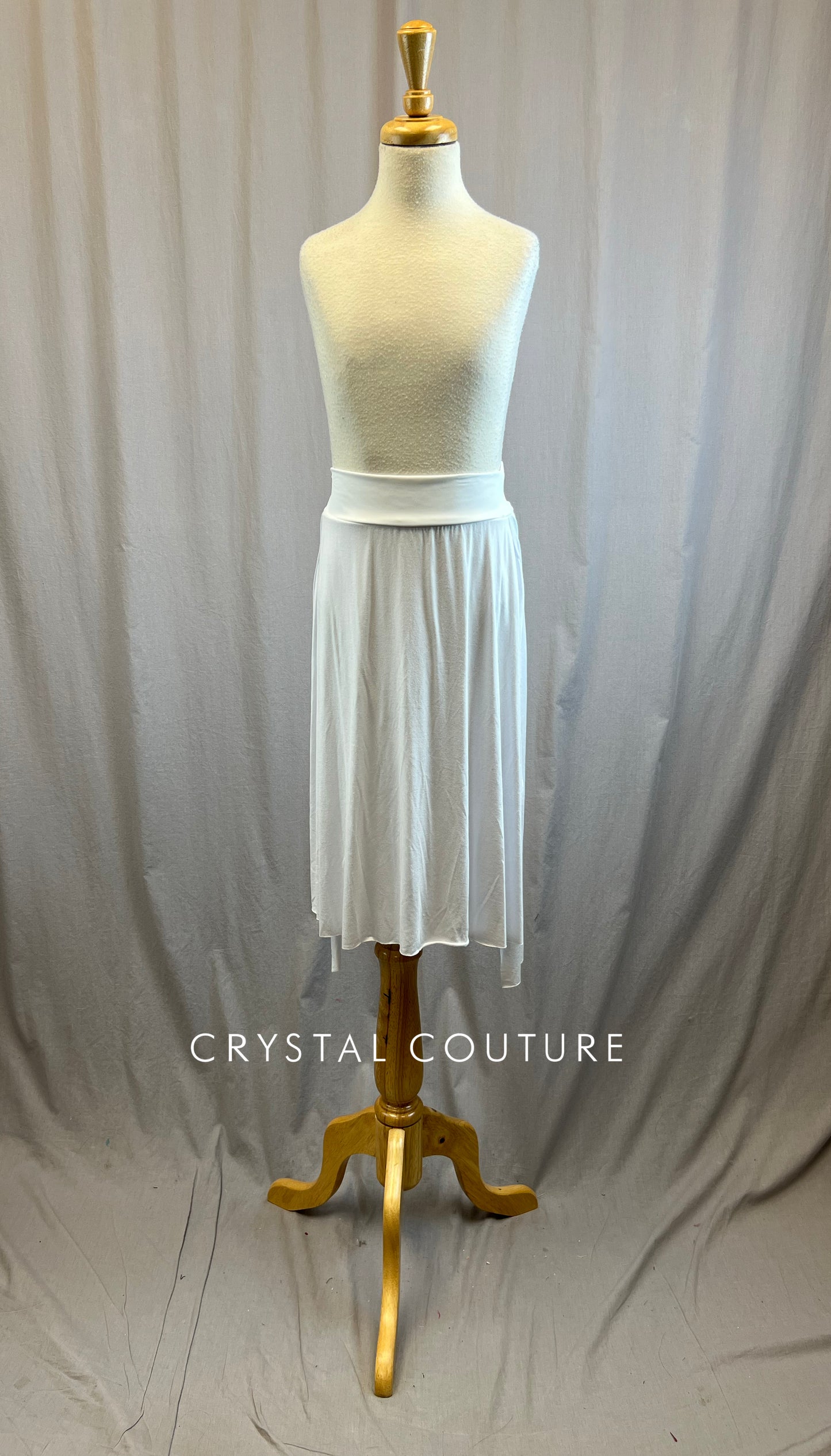 *Brand New* White High Waisted Cotton Skirt