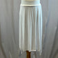 *Brand New* White High Waisted Cotton Skirt
