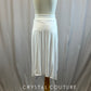 *Brand New* White High Waisted Cotton Skirt