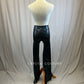 *Brand New* Black Metallic High Waisted Flare Pants
