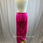 *Brand New* Hot Pink Metallic Joggers with Black Drawstring on Pant Bottom and Waistband